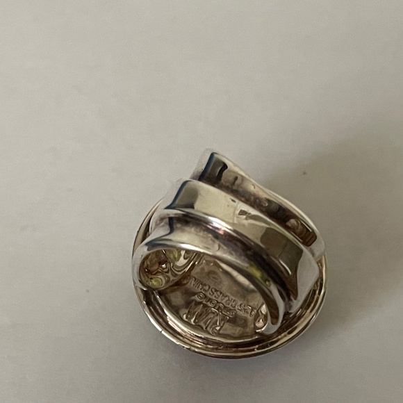 RLM Studio bold earth gem series picture jasper sterling 925 ring size 5.5 - Picture 7 of 9